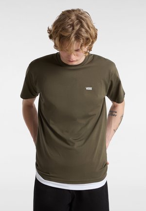 LEFT CHEST LOGO TEE - T-shirts basic - dark green