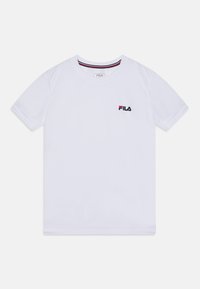 Fila - LOGO SMALL KIDS UNISEX - Sport T-shirt - white Miniatuurafbeelding 1