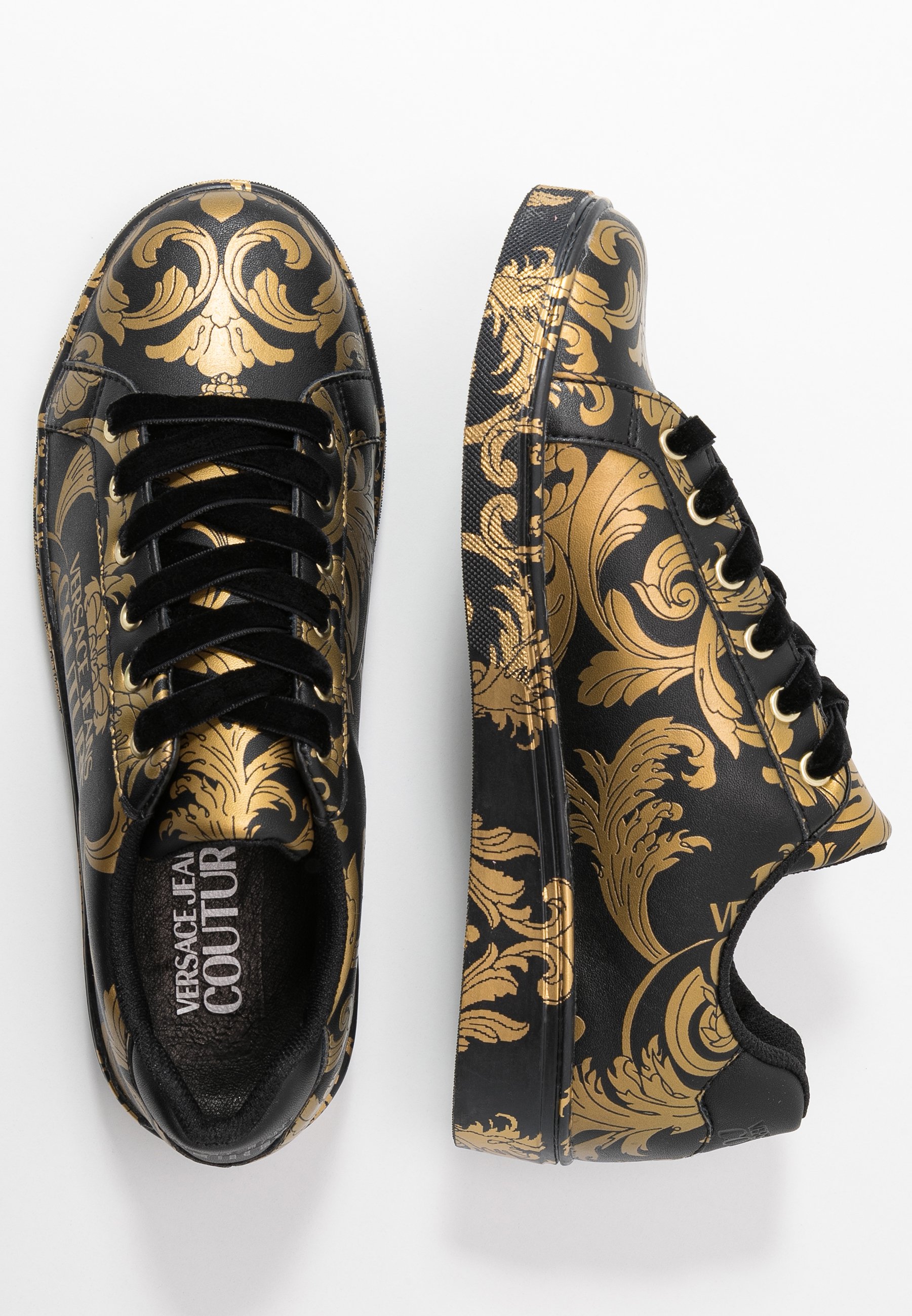 Versace Jeans Couture CAP SOLE Baskets basses nerooro Versace Jeans Couture CAP SOLE Baskets basses nerooro