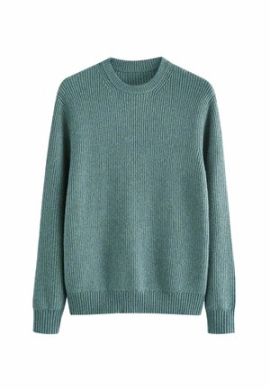 Striktrøje - teal