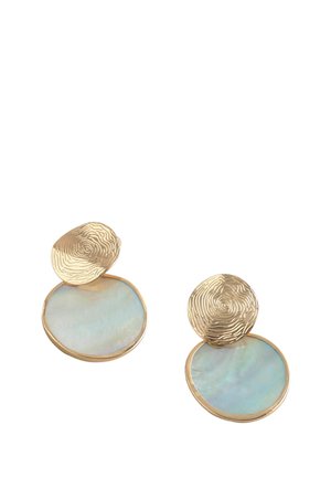 Next SHELL DISC DROP - Earrings - gold tone
