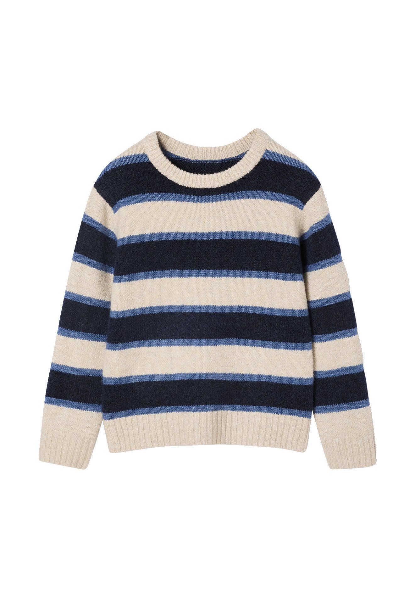 Vertbaudet Mädchen Rollkragenpullover - Flauschiger Strick Mit Herz- Oder Blumenmuster