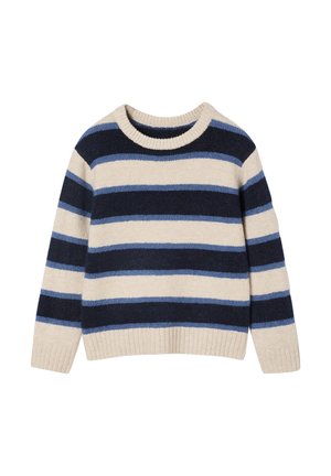 FLAUSCHIGER MIT STREIFEN  - Jumper - weiß meliert