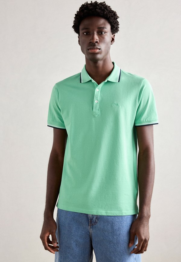 CONTRAST PIPING - Polo shirt - fresh mint