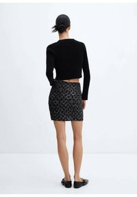 Mango Strickjacke - black