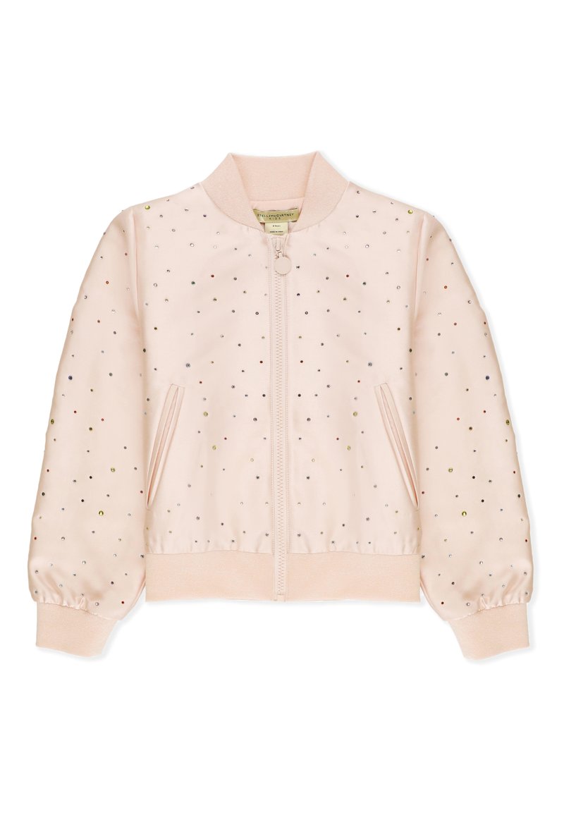 Stella McCartney Kids Bomberjacks donkerroze