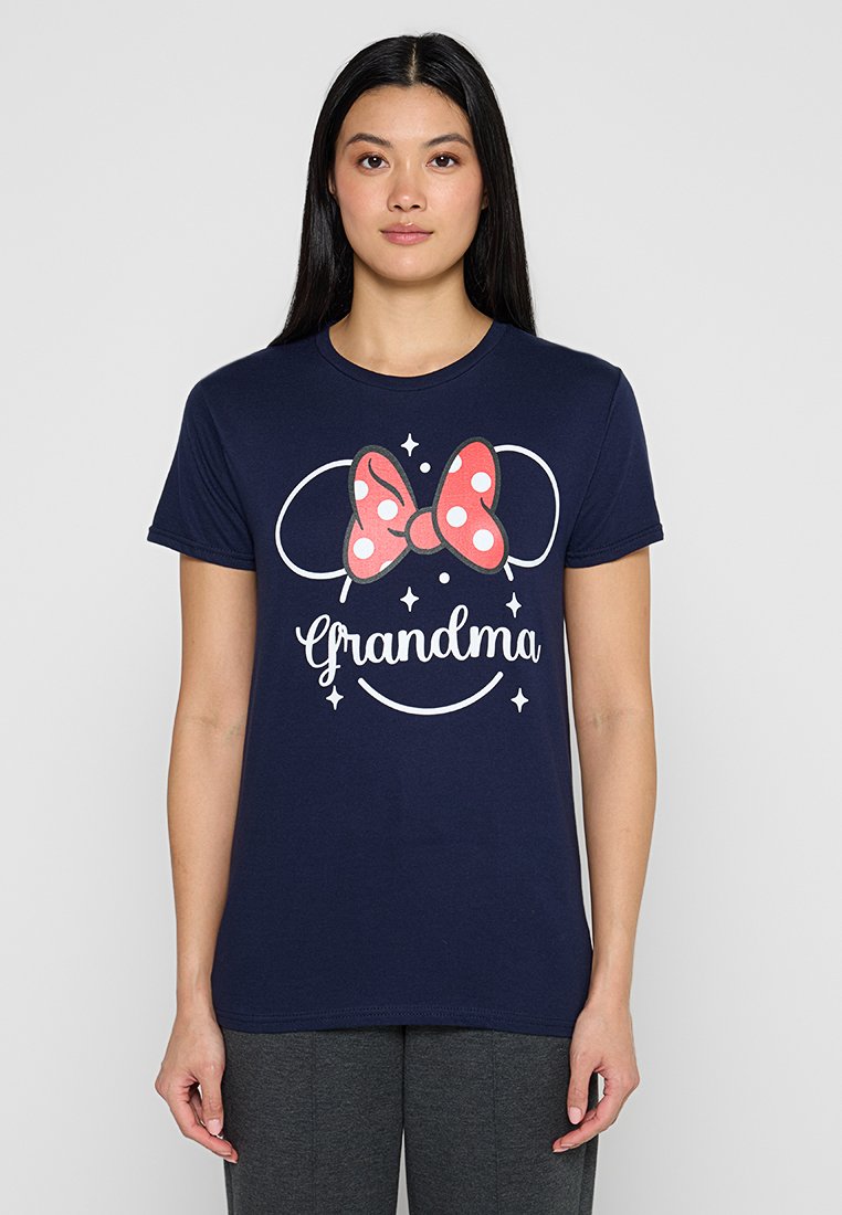 Disney T-shirt print donkerblauw