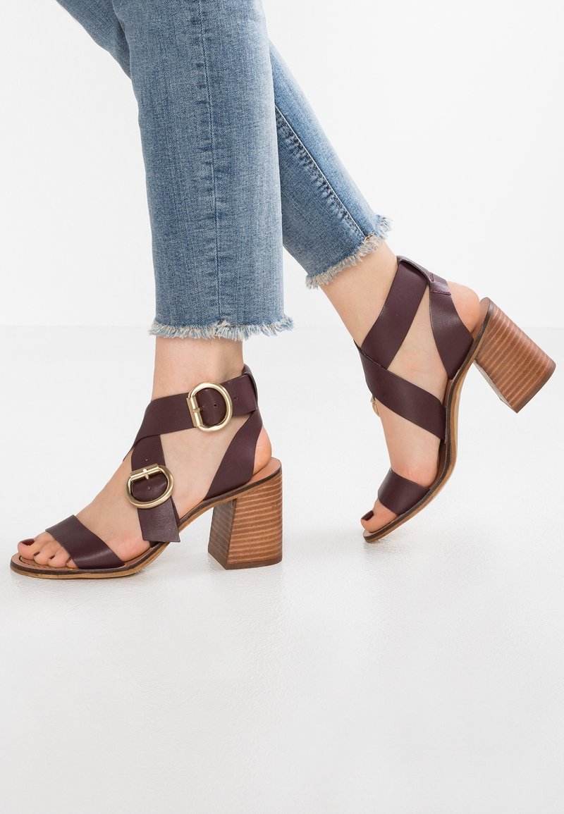 Topshop Sandales - bordeaux