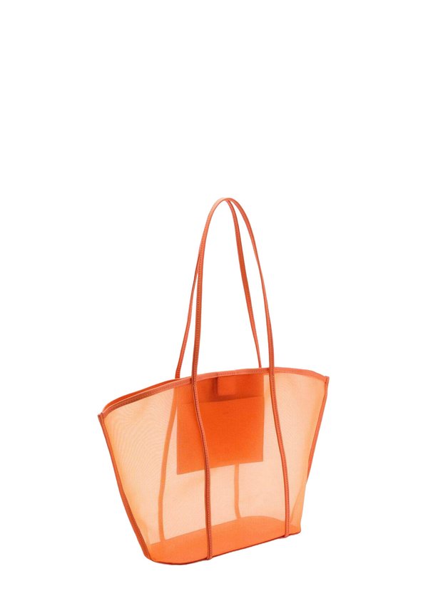 SEMI-TRANSPARENT  - Tote bag - orange2