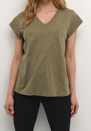 T-shirts basic - dark green