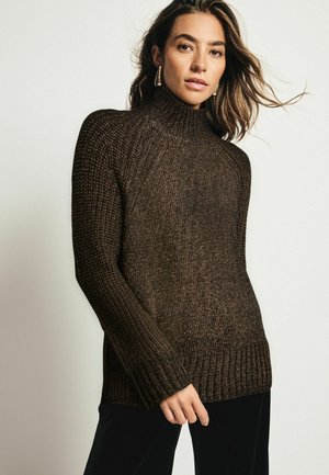 Next SPARKLE NECK  - Vesta - brown chocolate