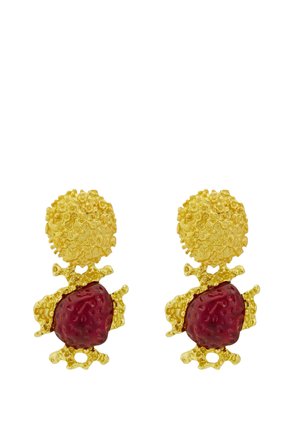 DIRA - Earrings - red
