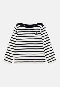 Petit Bateau - KIDS MARINIERE LORETO PERMANENT UNISEX - Strikkegenser - marshmallow/smoking Miniatyrbilde 1