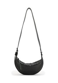 AllSaints HALFMOON SNAKE - Borsa a tracolla - black