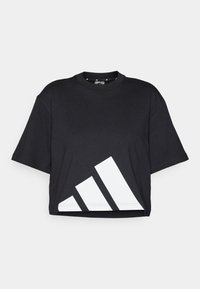T-Shirt print - black/white