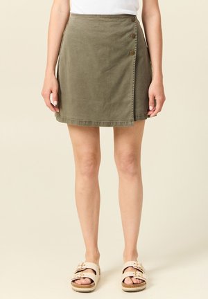 Tubenederdele - khaki