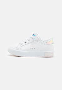 Lacoste - POWERCOURT INFANTS TRAINERS - Sneakers low - white/light pink Imagine miniatură 1