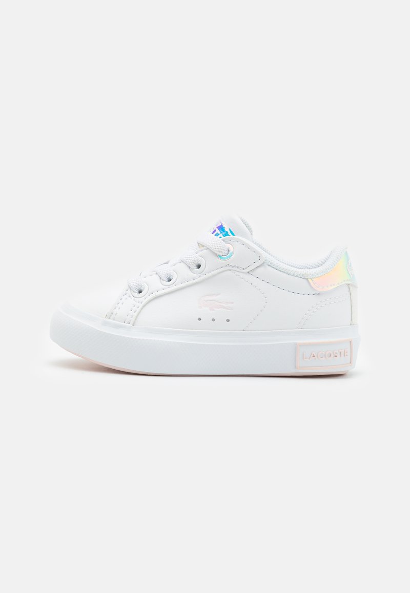 Lacoste - POWERCOURT INFANTS TRAINERS - Tossud - white/light pink, Suurenda