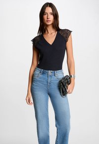 Morgan SHORT-SLEEVED - Top - bleu marine