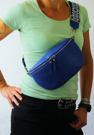 DrachenLeder Heuptas - blau mehrfarbig