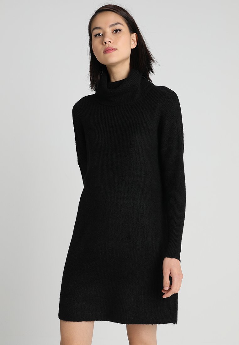 COWLNECK - Jumper dress - black 