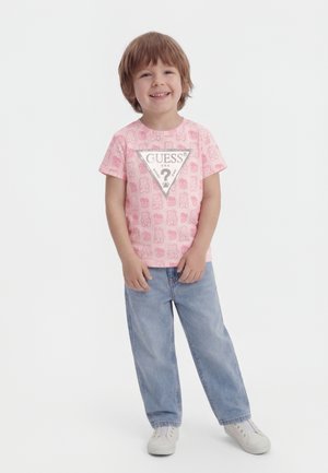 Guess BABY TODDLER KIDS CORE UNISEX - Tricou cu imprimeu - pink