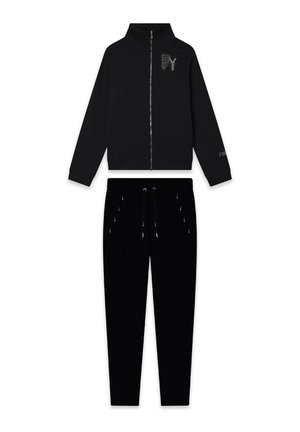 SET IN FRENCH CON ZIP E COLLO ALTO - Chándal - black