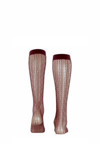 FALKE Dot 15 DEN dames kniekousen, rood (lipstick
