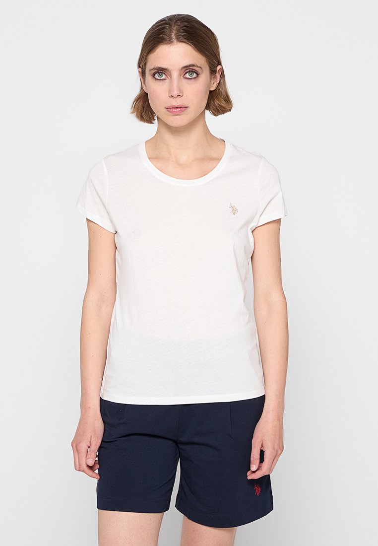 U.S. Polo Assn. T-shirt basic crème U.S. Polo Assn. T-shirt basic crème
