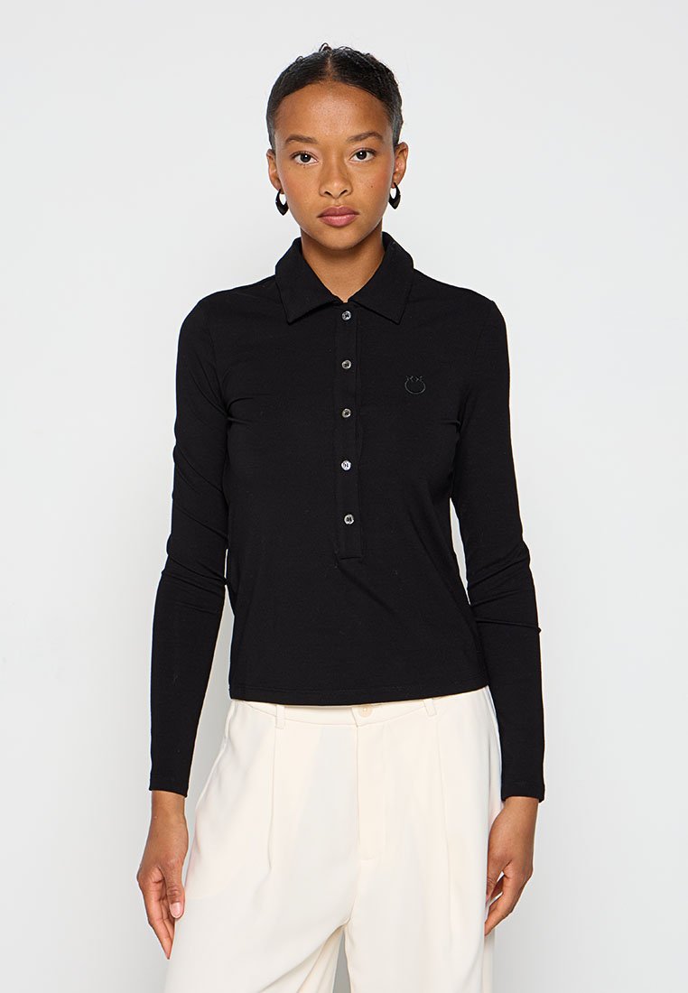 pinko Poloshirt zwart pinko Poloshirt zwart