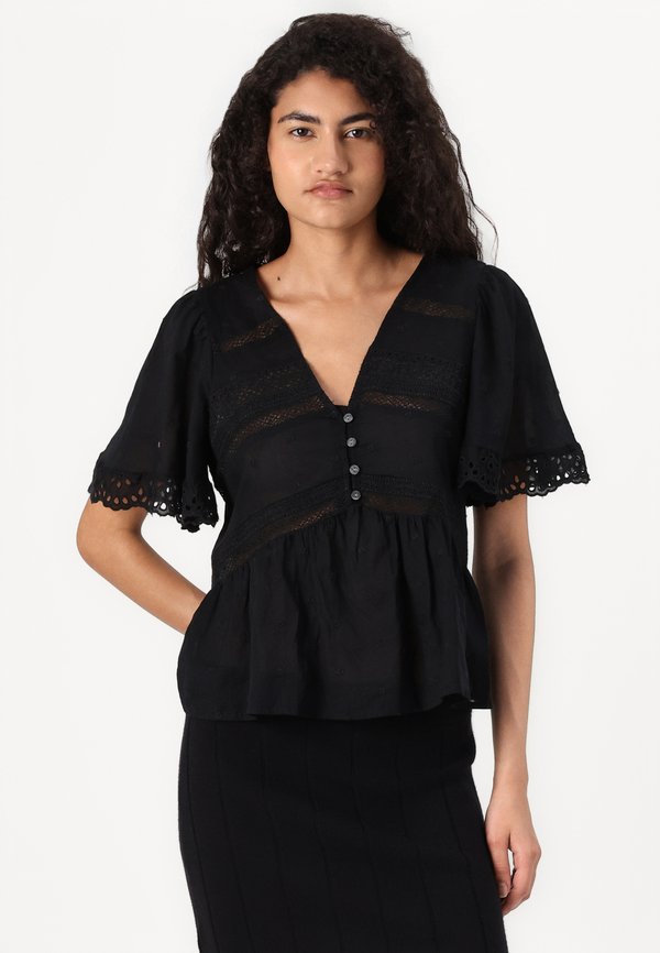 OBJTHESS STRIPE PLISSE - A-line skirt2