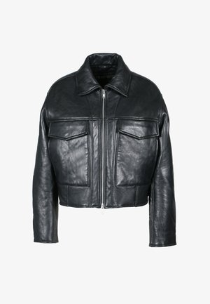 Freaky Nation Nahkatakki - black