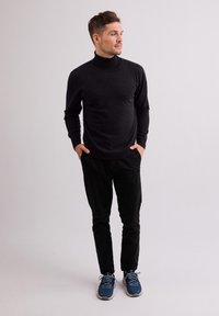 CASH-MERE ROLLKRAGEN  - Strickpullover - dunkel anthrazit