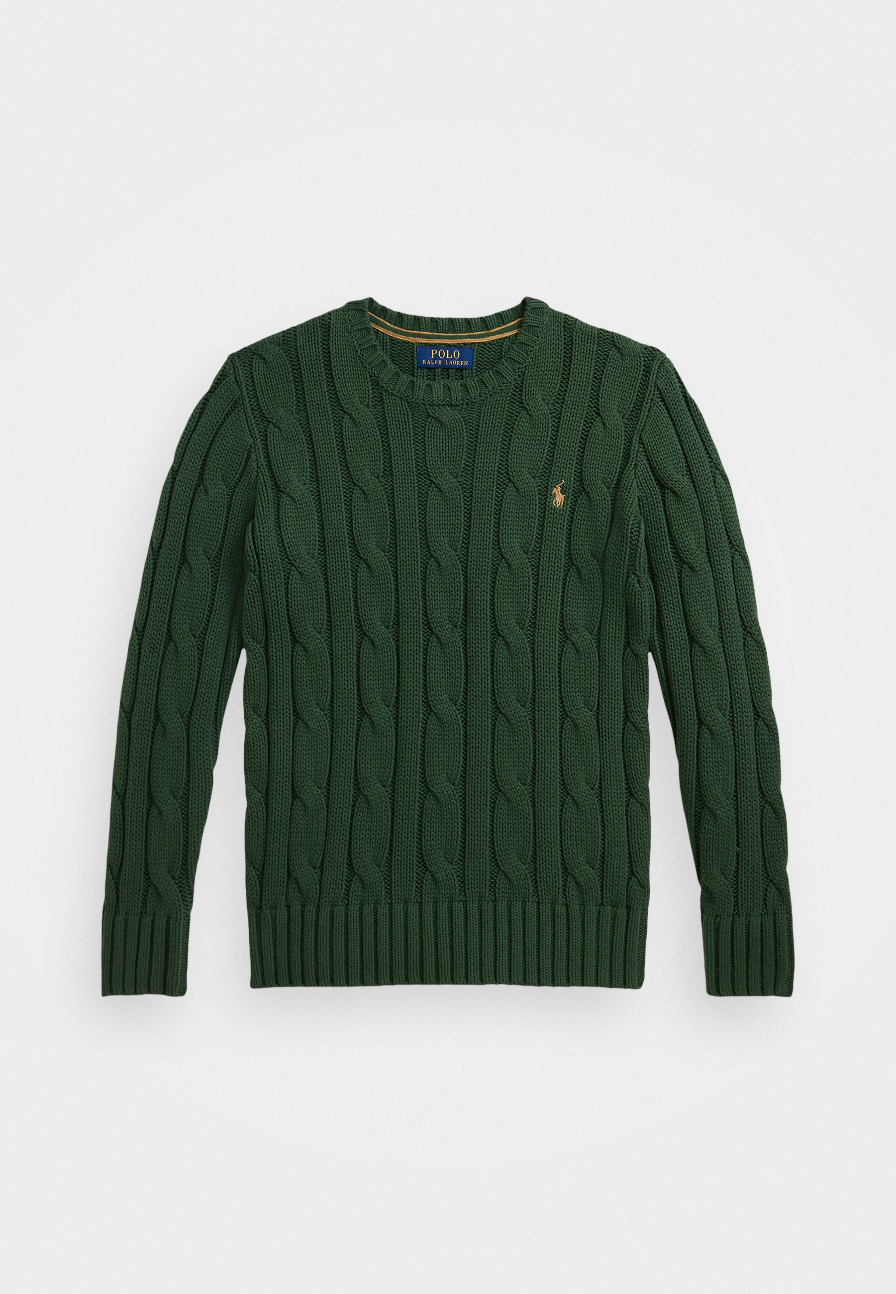 Polo Ralph Lauren CABLE-KNIT COTTON SWEATER - Jumper - bottle 