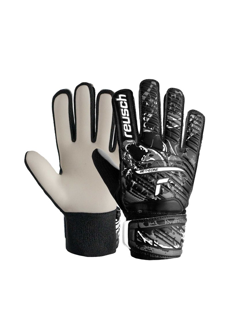 Goalkeeper Gloves Reusch Attrakt Starter Solid Finger Black