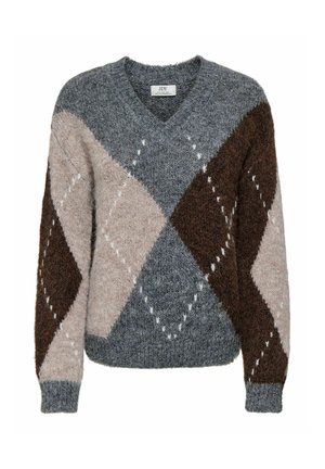 JDY, Pullover - medium grey melange