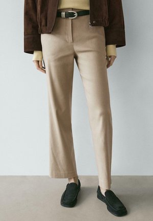 STRAIGHT-LEG  - Pantaloni - beige