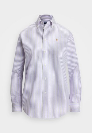 Polo Ralph Lauren, STRETCH SLIM FIT STRIPED OXFORD SHIRT - Πουκαμίσα με κουμπιά - white/purple