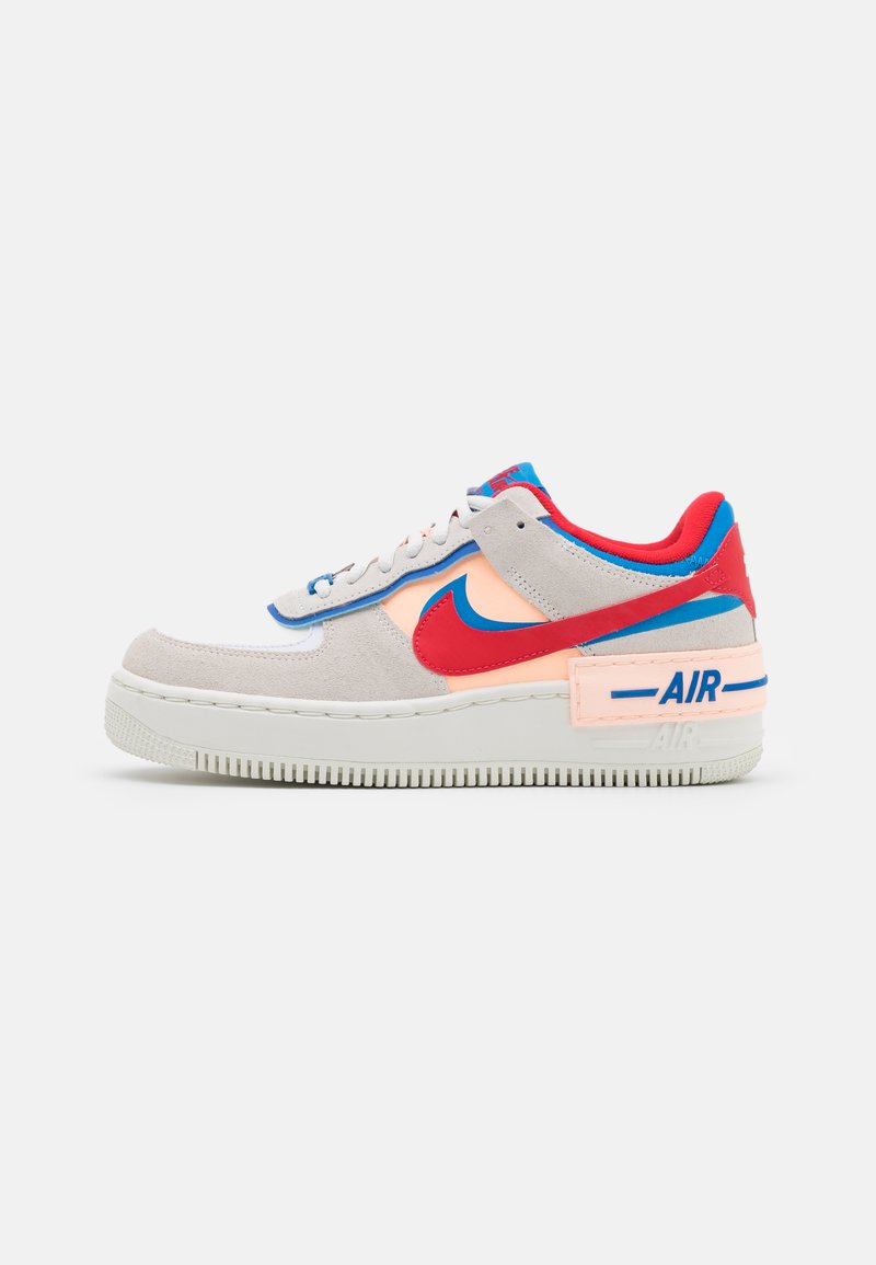 Nike Sportswear Air Force 1 Shadow Sneaker Low Sail University Red Photo Blue Royal Blue Crimson Tint Sail Offwhite Zalando De