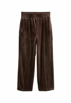 SOFT TOUCH DRAWSTRING WIDE.  - REGULAR FIT - Träningsbyxor - chocolate brown