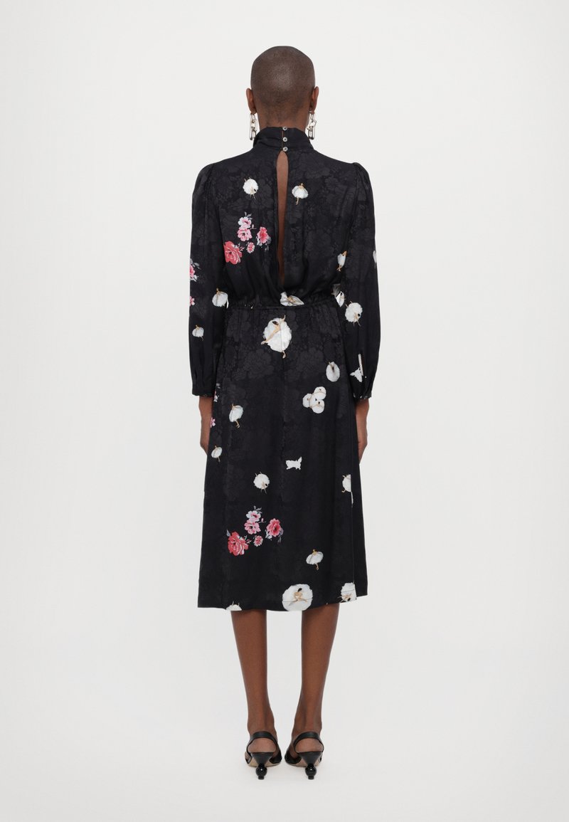 Robe Noire PAUL & JOE Sister - Taille 40 (UK8) - Manches Longues Fausse Capuche - Ceinturée - Neuf Avec étiquettes