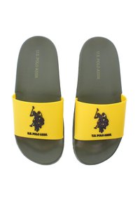 U.S. Polo Assn. GAVIO - Sandalias planas - green