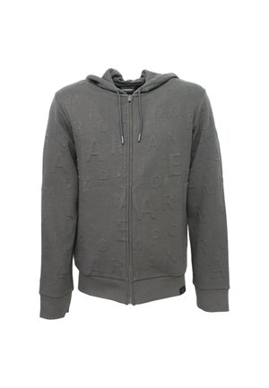 Felpa con zip - dark grey