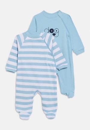 BOYS 2 PACK - Salopetă bebeluși - blue/white