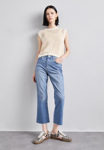 FRAME SUPER HIGH CROP MINI BOOT - Jean bootcut - deepwater