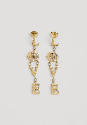LOVE - Øredobber - yellow gold-coloured