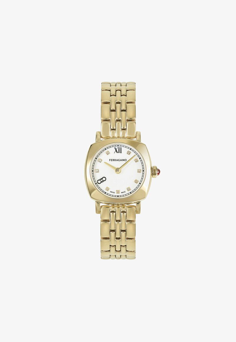 FERRAGAMO KU-KU-SOFT SQUARE - Käekell - champagne