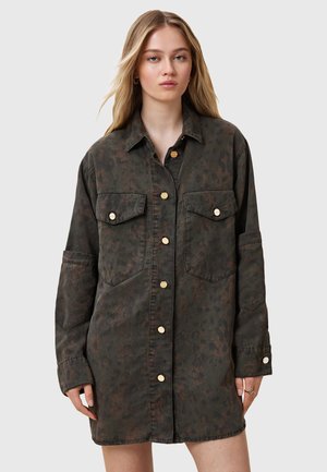 FAYE SHACKET - Robe chemise - styx leo green