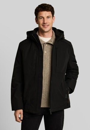 TOM TAILOR, TOM TAILOR JACKEN FUNKTIONSJACKE MIT ABNEHMBARER KAPUZE - Light jacket - black