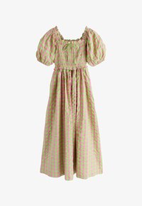 Non sélectionné, green pink gingham